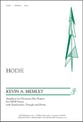 Hodie SATB choral sheet music cover